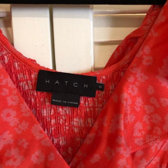 Hatch The Briana Floral Maternity Silk Midi Dress - Picture 9 of 13